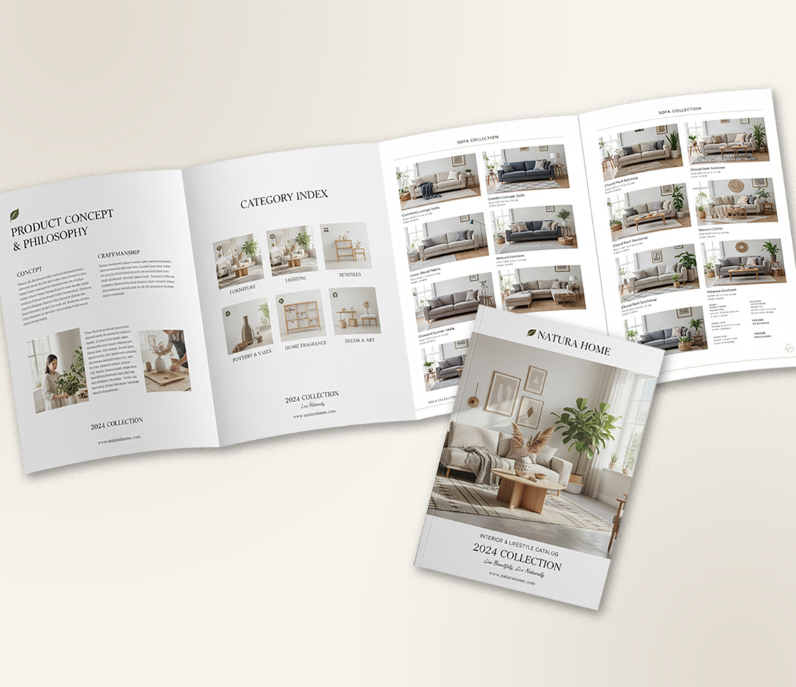 A4 8ページ 両観音折