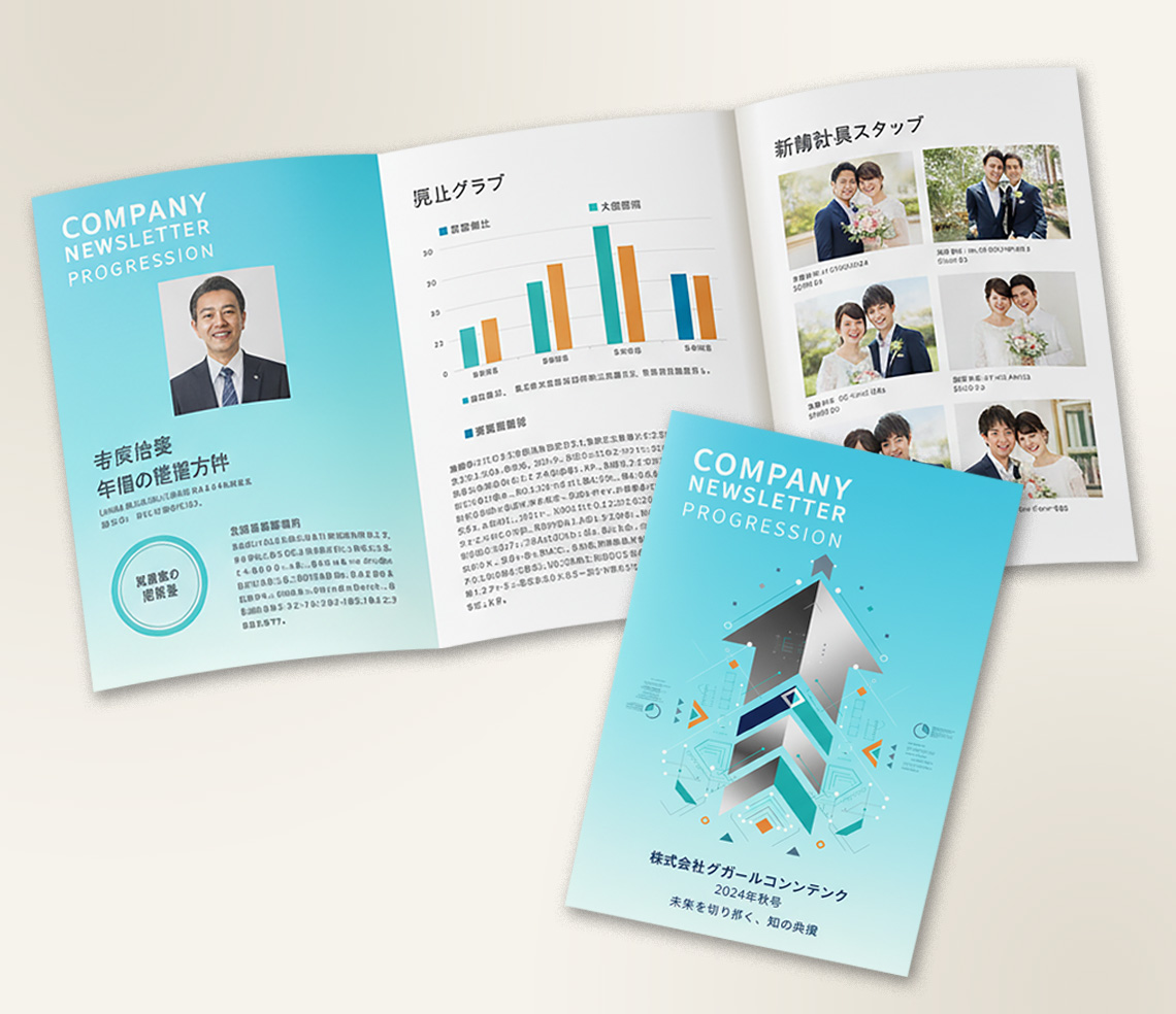 A4 6ページ 巻三つ折