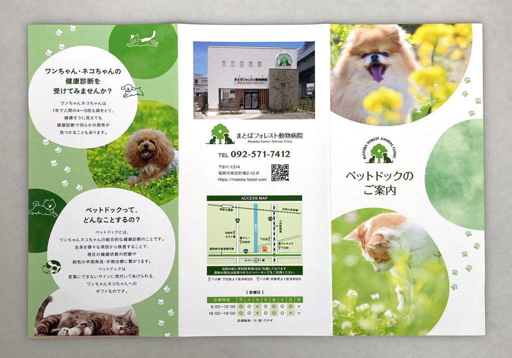 「まとばフォレスト」リーフレット表面