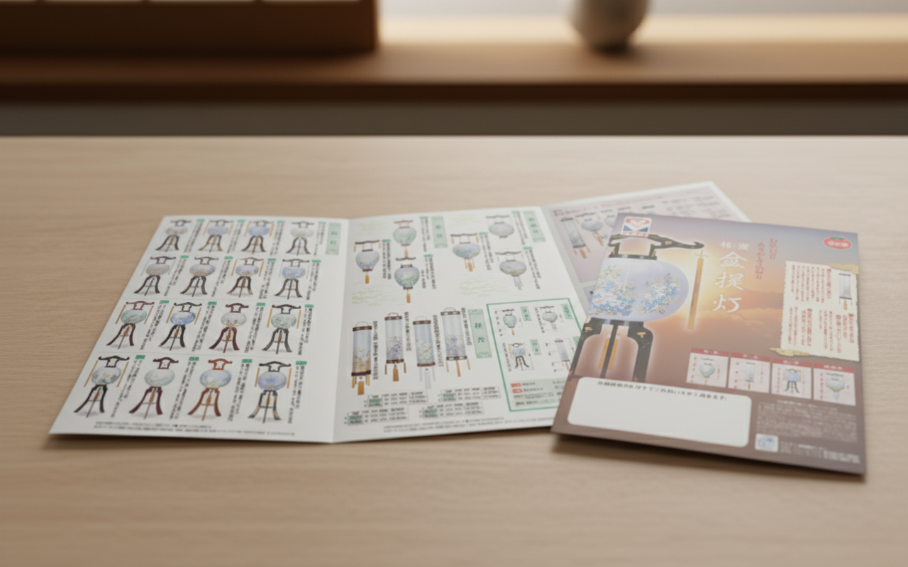 お盆提灯パンフレット